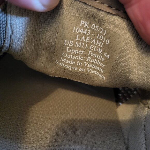 Olukai Lae'Ahi Slip On Sneakers Mens 11 Casual Comfort Clay Brown Gray Leather - Picture 9 of 9